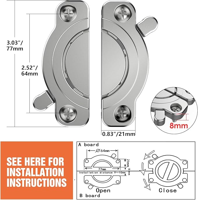 Table Lock Clips