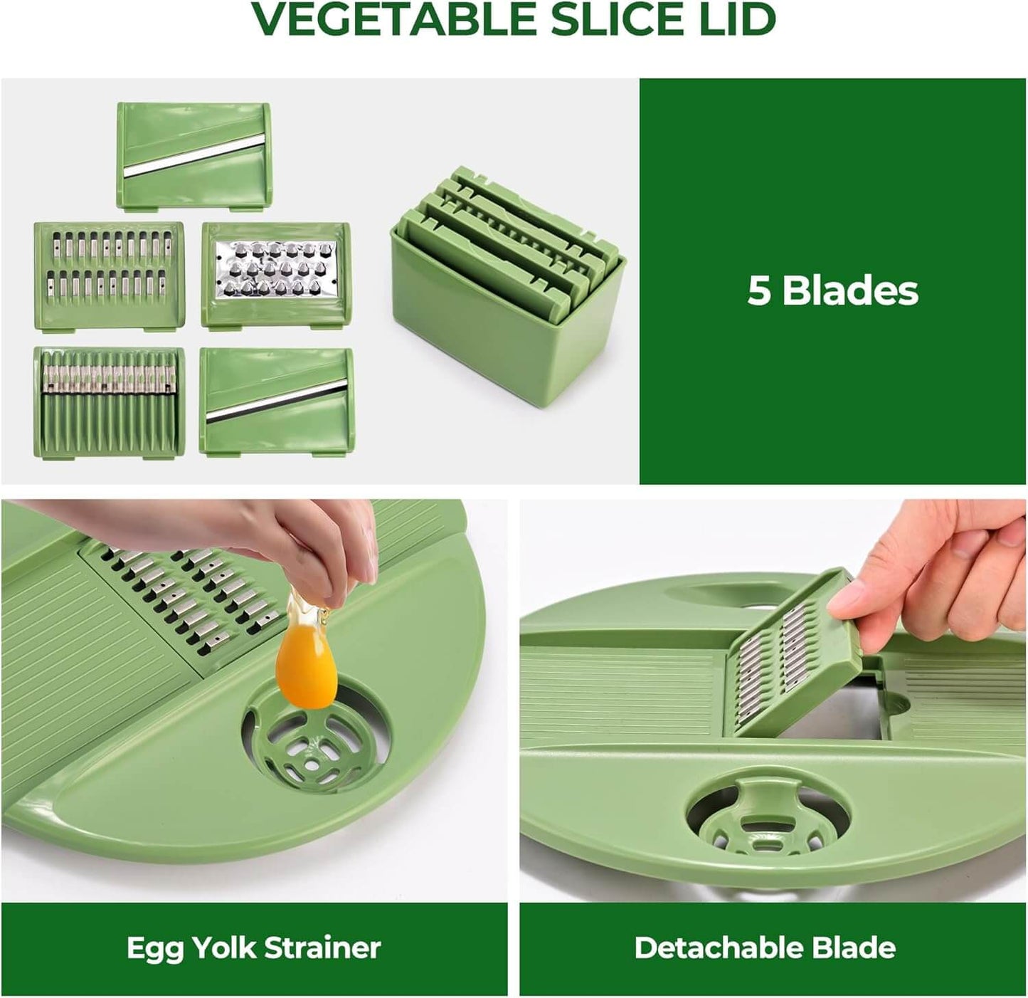 3-in-1 Salad Spinner, Vegetable Washer & Chopper