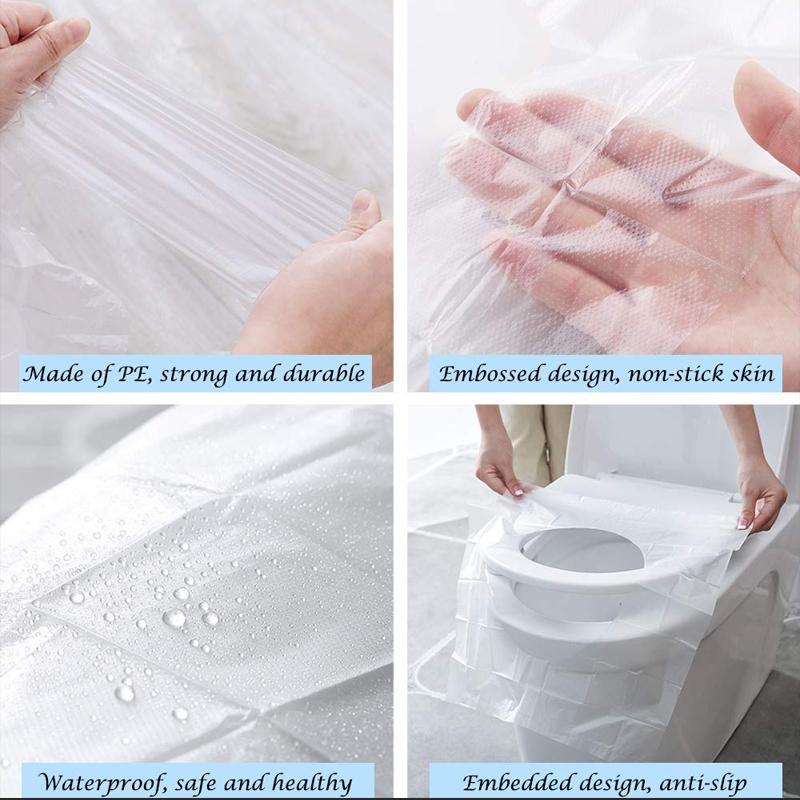 Disposable PE Toilet Seat Cover (50pcs)
