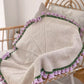 DIY handmade rose blanket