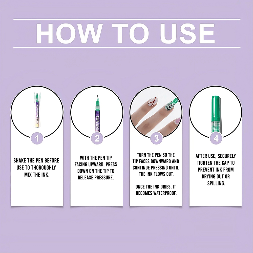 3D Nail Art Pen ™™ (12 Color)