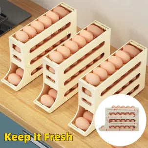 4-Layer Rolling Egg Tray