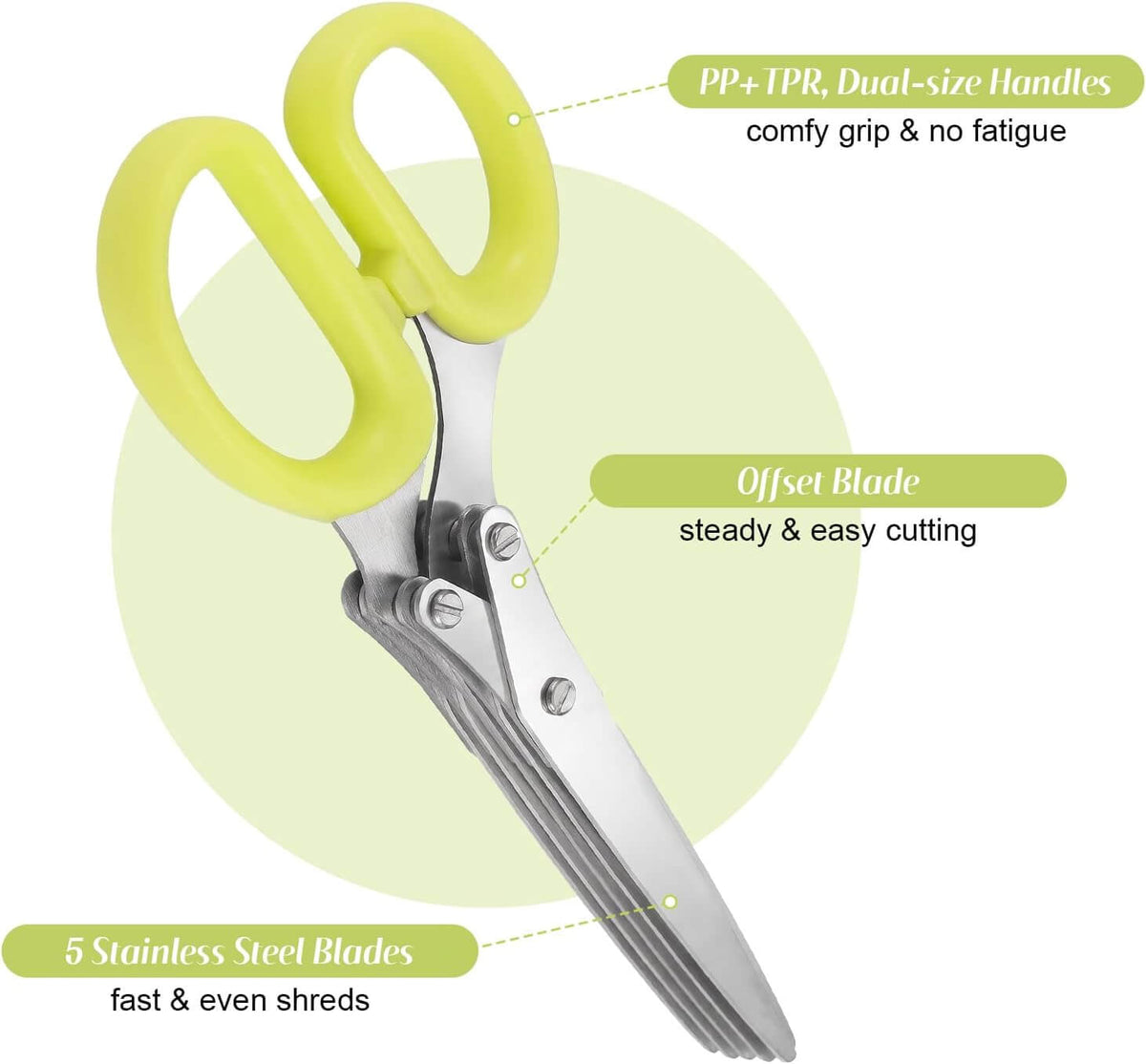 5-Blade Herb Scissors