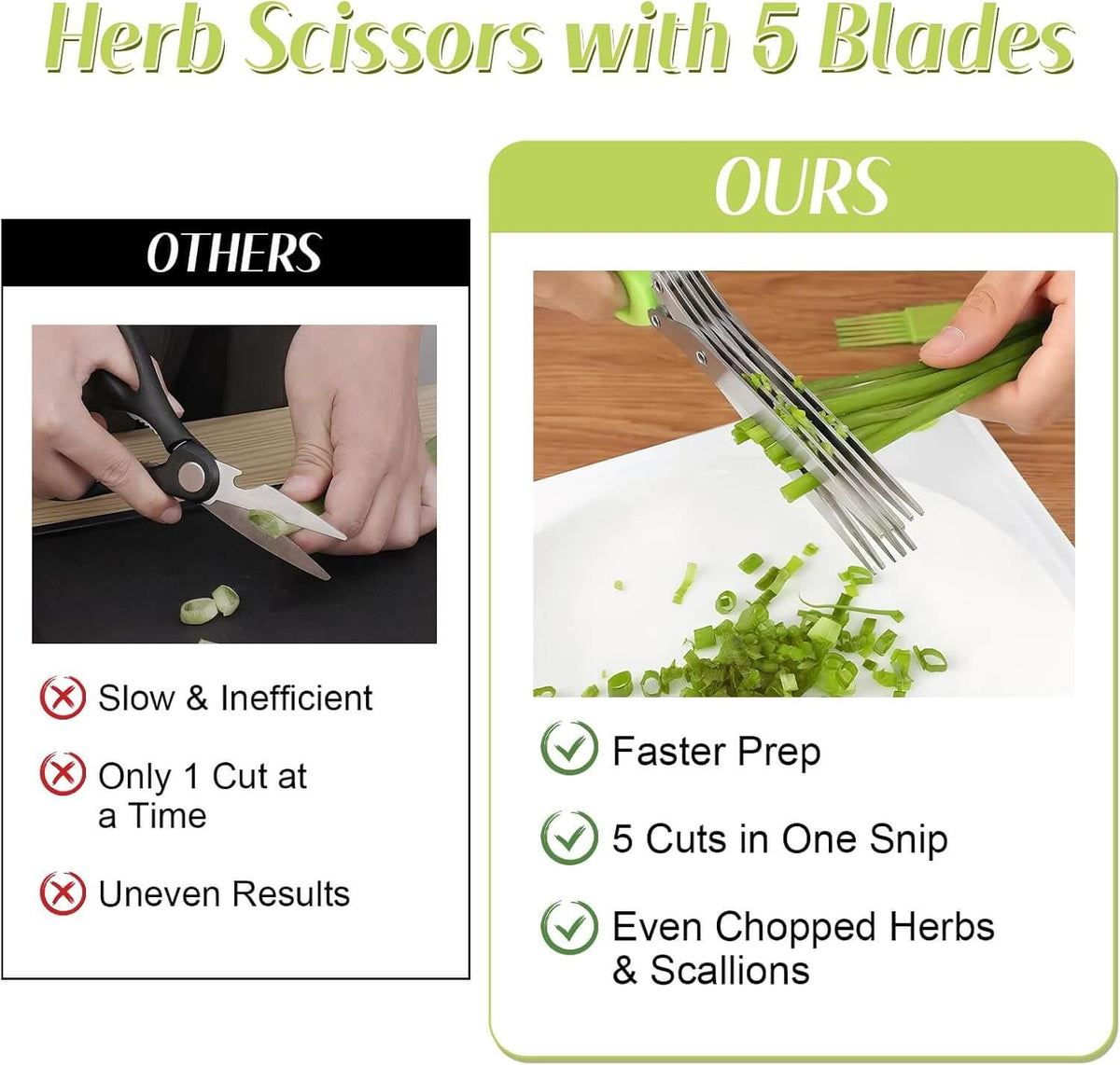 5-Blade Herb Scissors