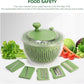 3-in-1 Salad Spinner, Vegetable Washer & Chopper