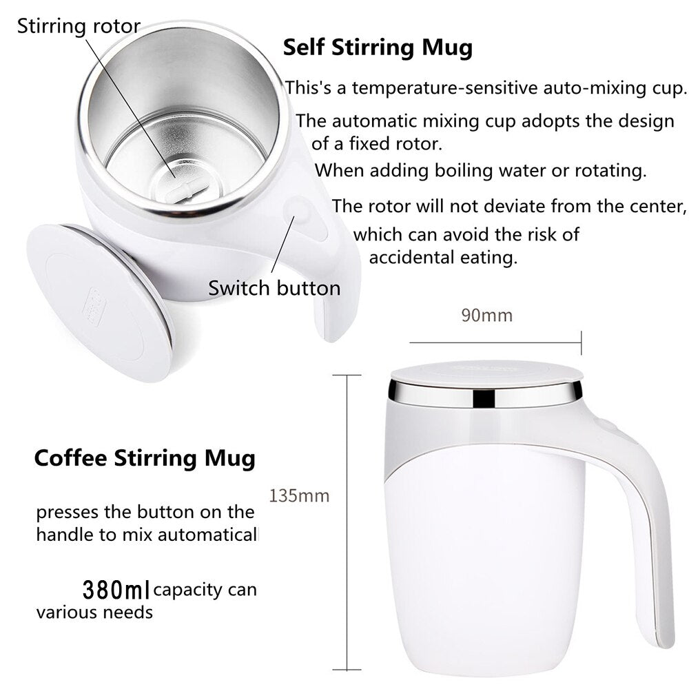 Self Stirring Magnetic Mug
