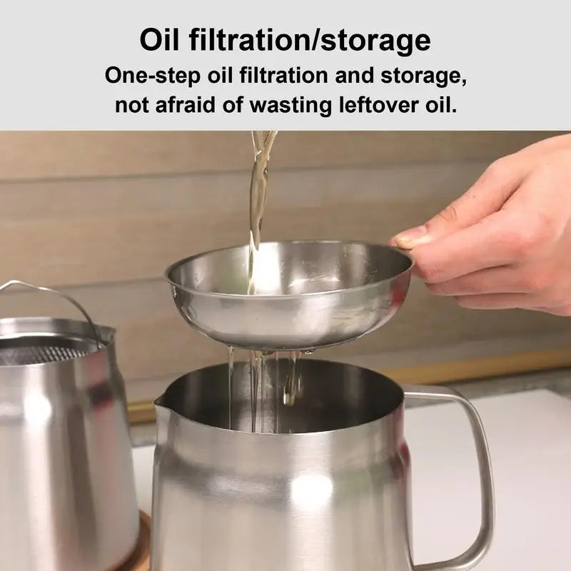 Small Oiling Containers Kitchen Oil Container 304 Stainless Steel Oil – hllpro