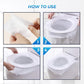 Disposable PE Toilet Seat Cover (50pcs)