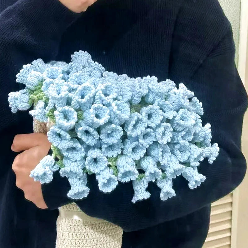 DIY handmade rose blanket