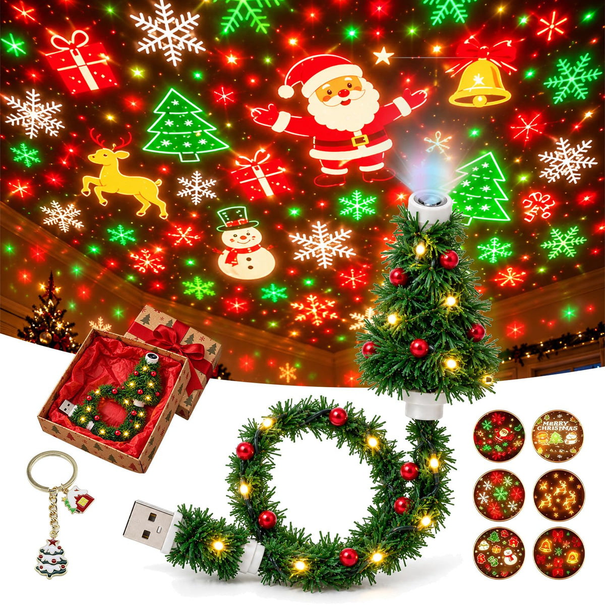 Christmas Tree Ceiling Projector