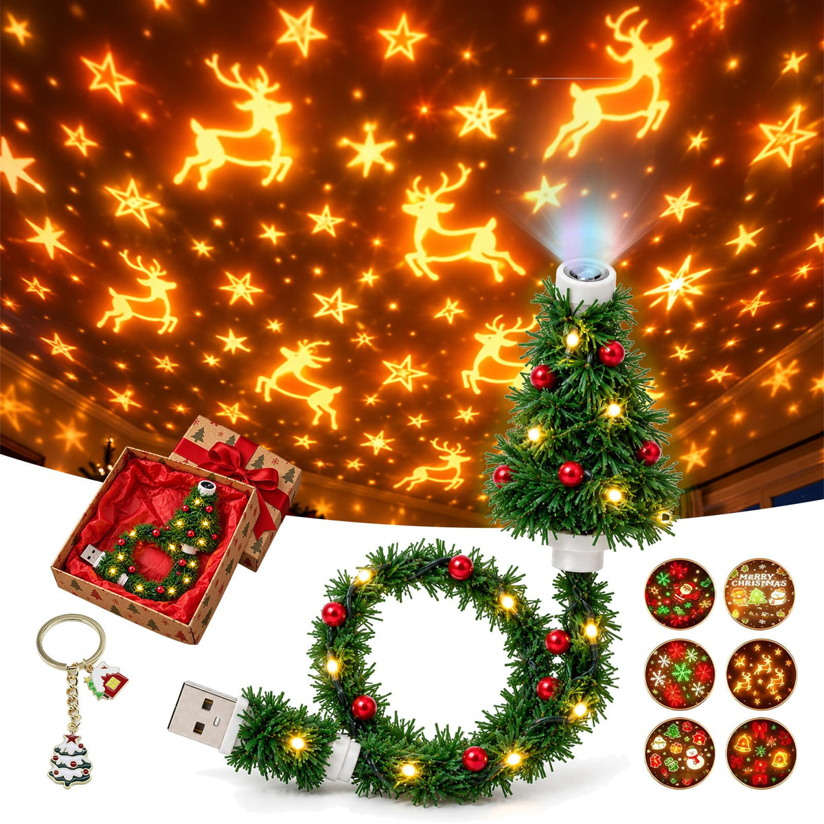 Christmas Tree Ceiling Projector