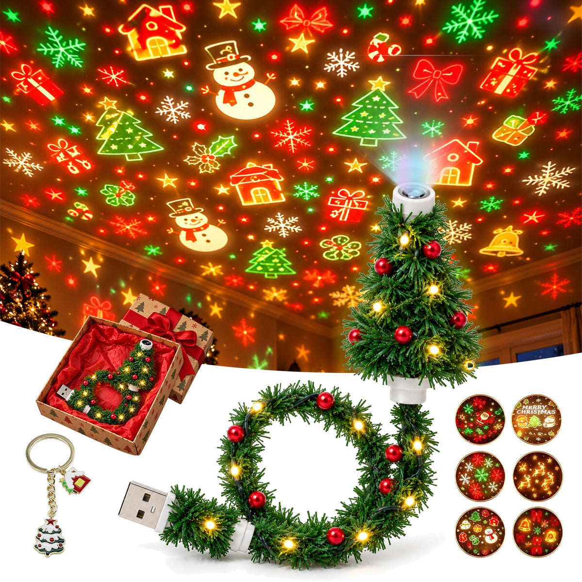 Christmas Tree Ceiling Projector