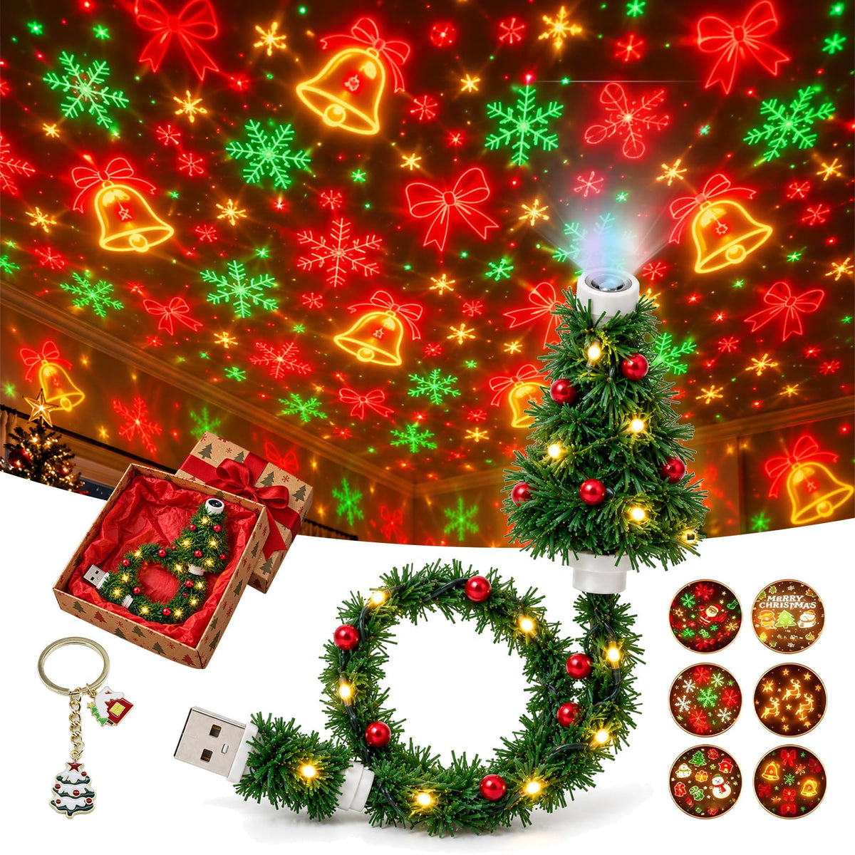 Christmas Tree Ceiling Projector