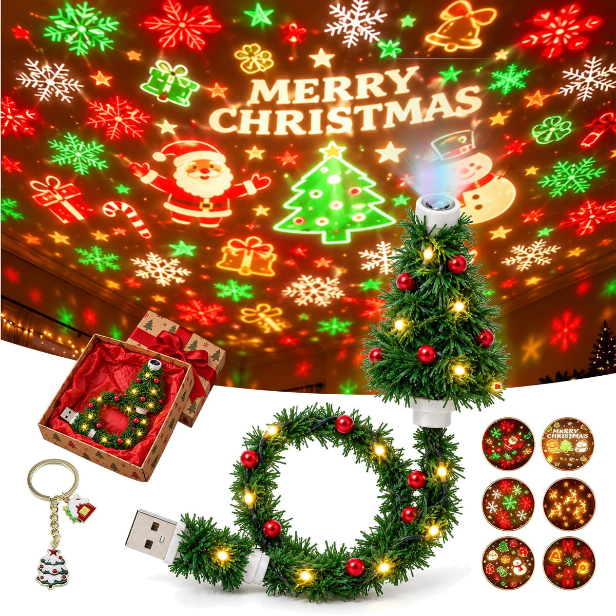Christmas Tree Ceiling Projector