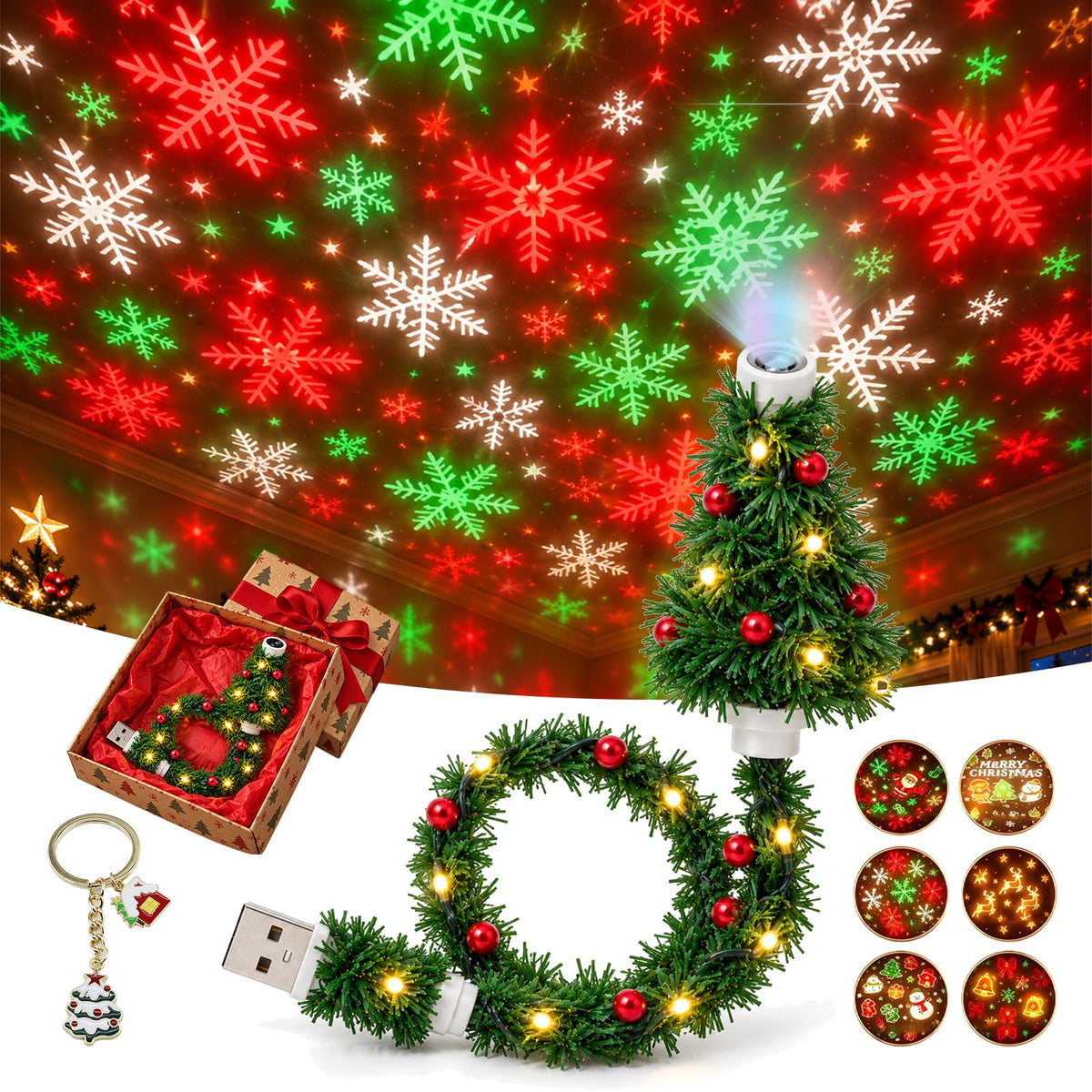 Christmas Tree Ceiling Projector