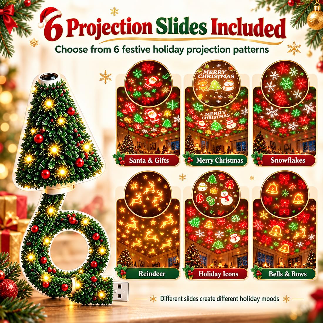 Christmas Tree Ceiling Projector