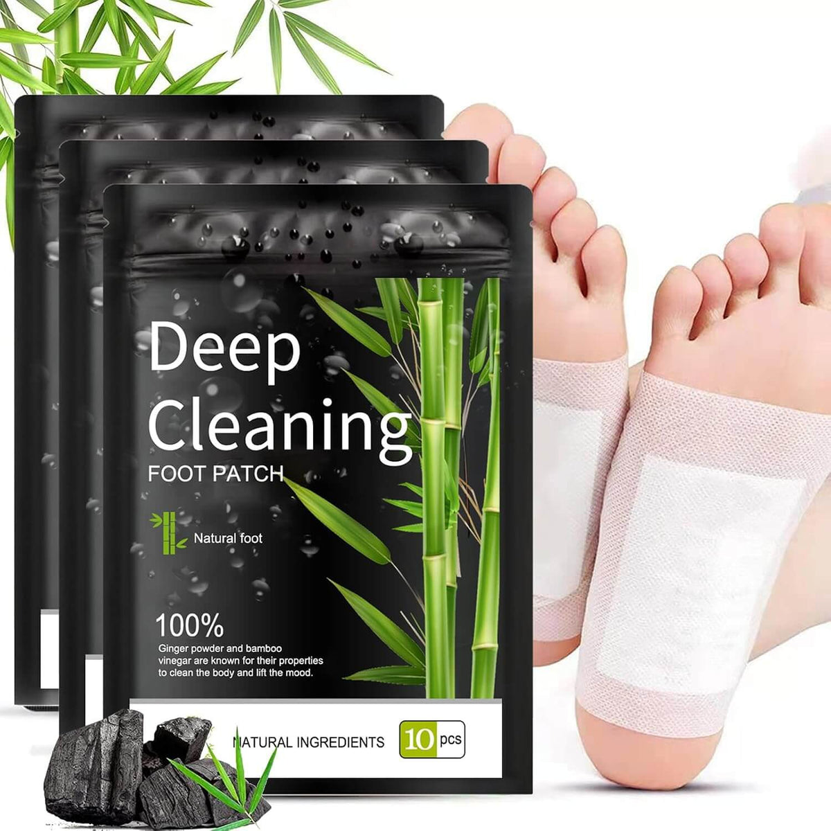 Ginger Bamboo Foot Pads