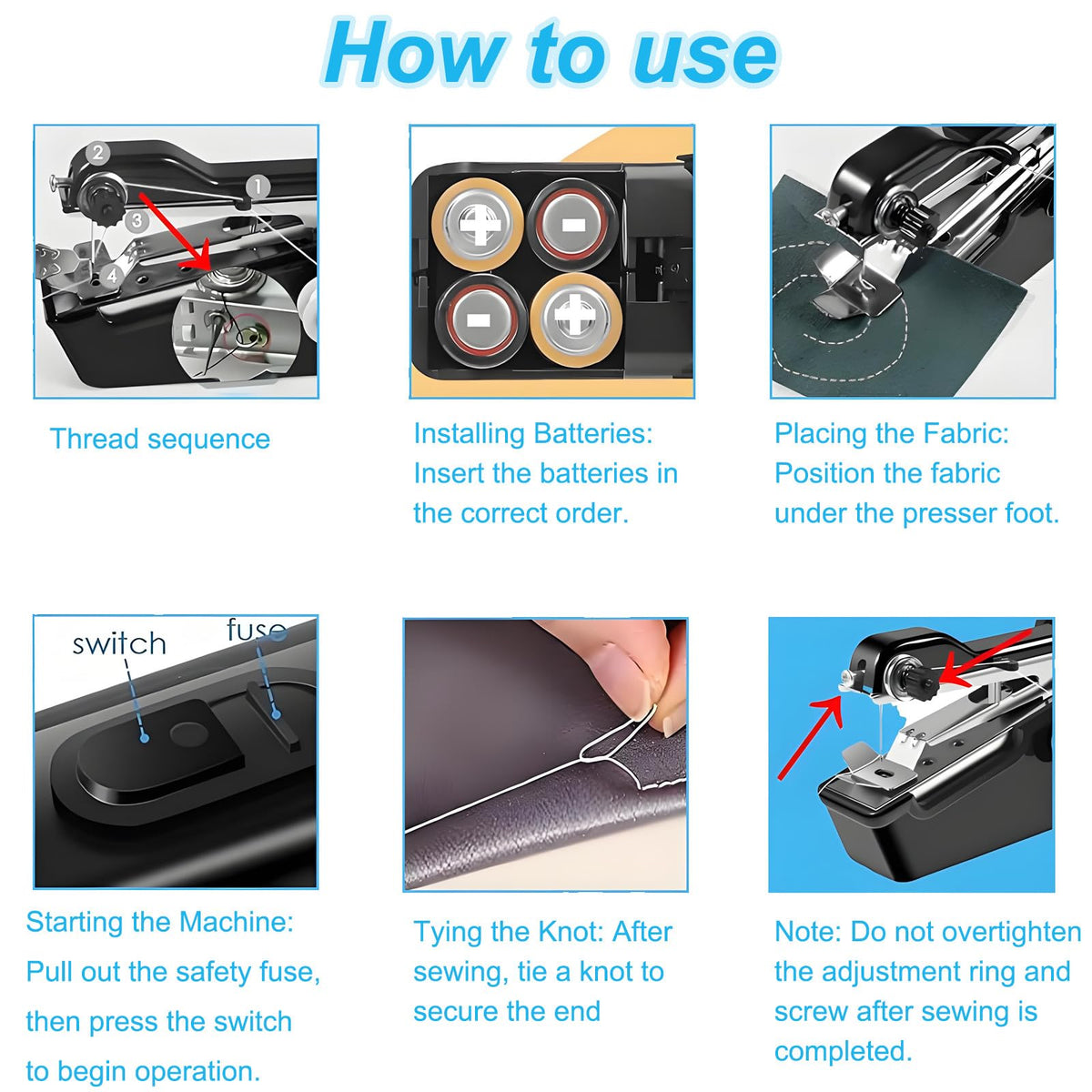 Handheld Mini Sewing Machine