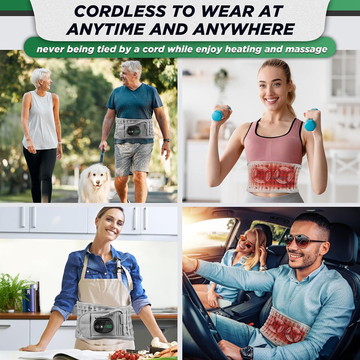 Heated Air Lumbar Belt
