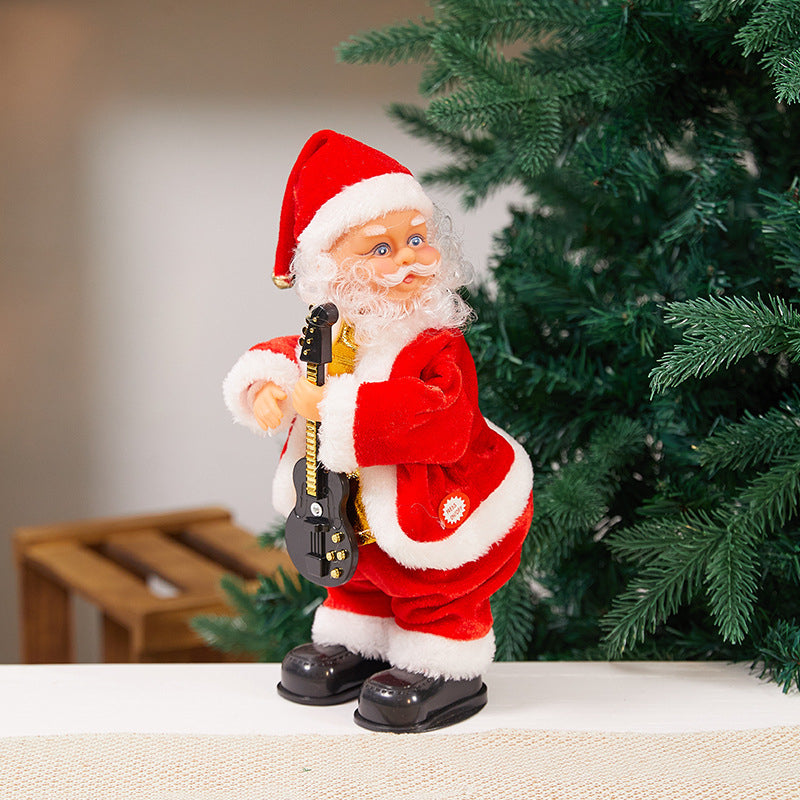 Hip-Shaking Guitar Santa