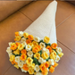 DIY handmade rose blanket
