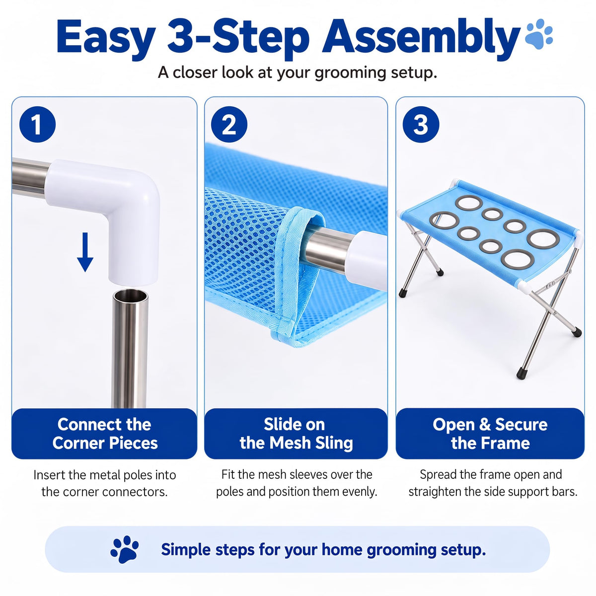 Pet Bath Grooming Stand