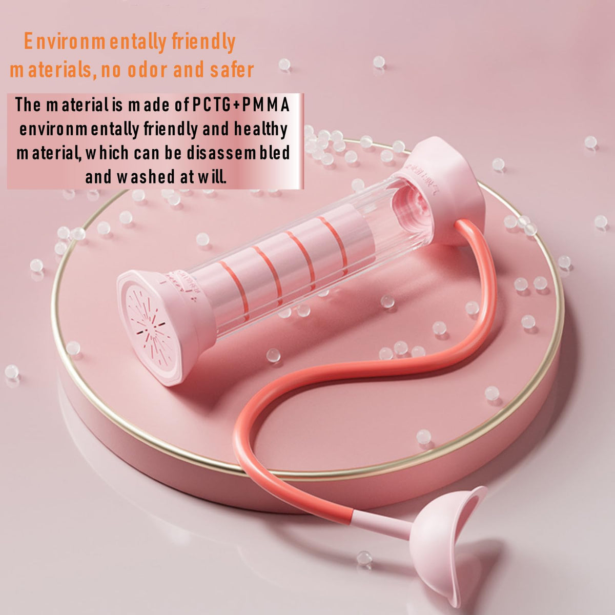 Pink Breathing Dumbbell
