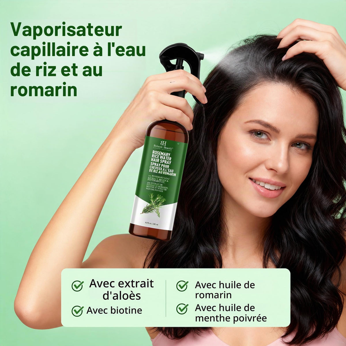 Rosemary Rice Water Hair Spray