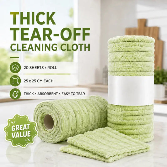 Tear-Off Cleaning Cloth Roll