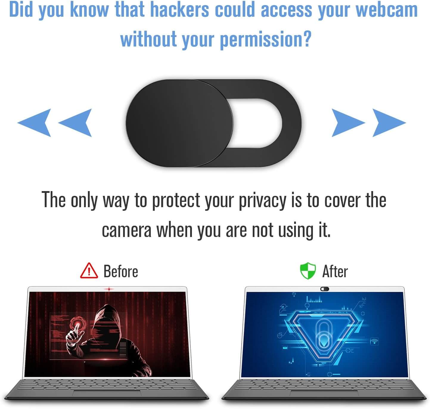 Webcam Privacy Cover Slider