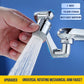 Universal Swivel Robotic Arm Swivel Extension Faucet Aerator