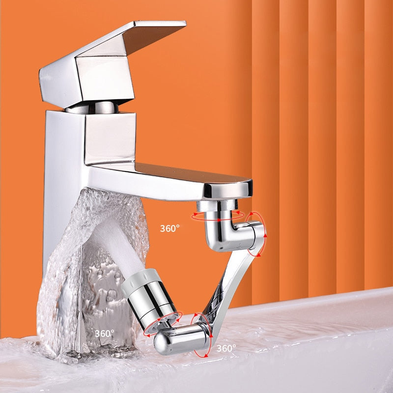 Universal Swivel Robotic Arm Swivel Extension Faucet Aerator