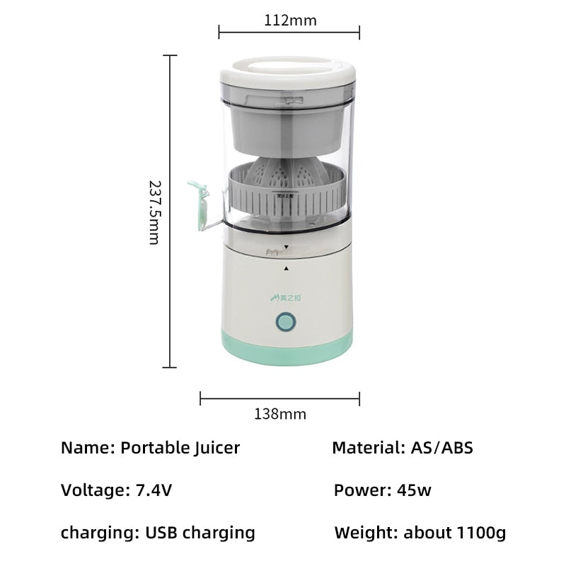 Portable Electric Juicer – hllpro