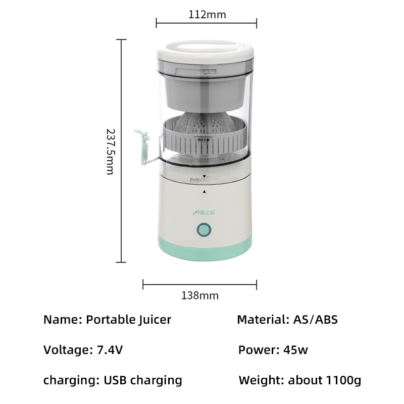 Portable Electric Juicer